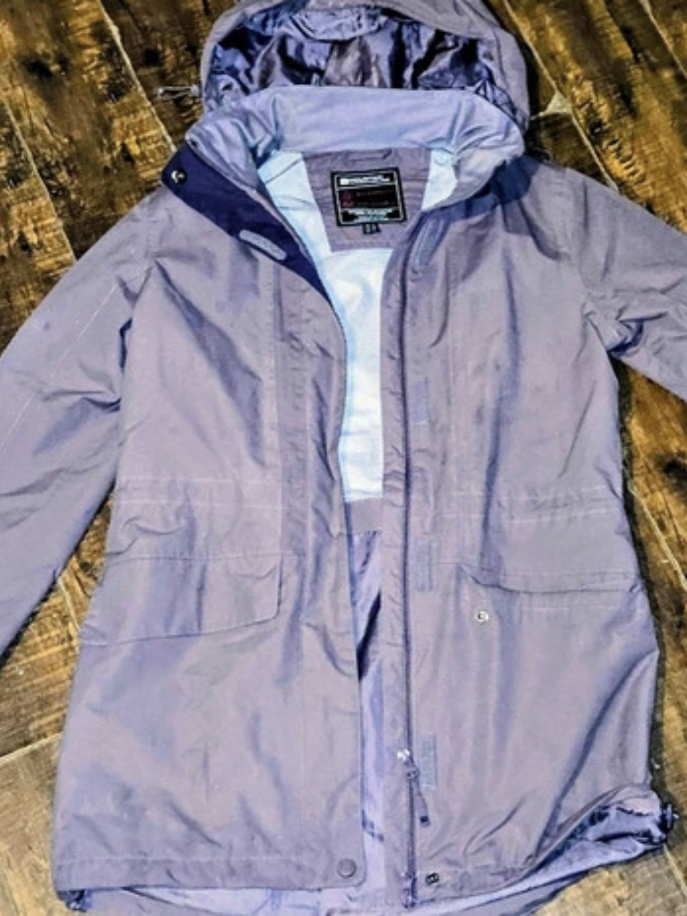 Mountain Warehouse Women's Hooded Waterproof Rain Jacket US 2